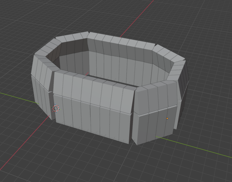 Bongo Tag level geometry - 3D barrier structure